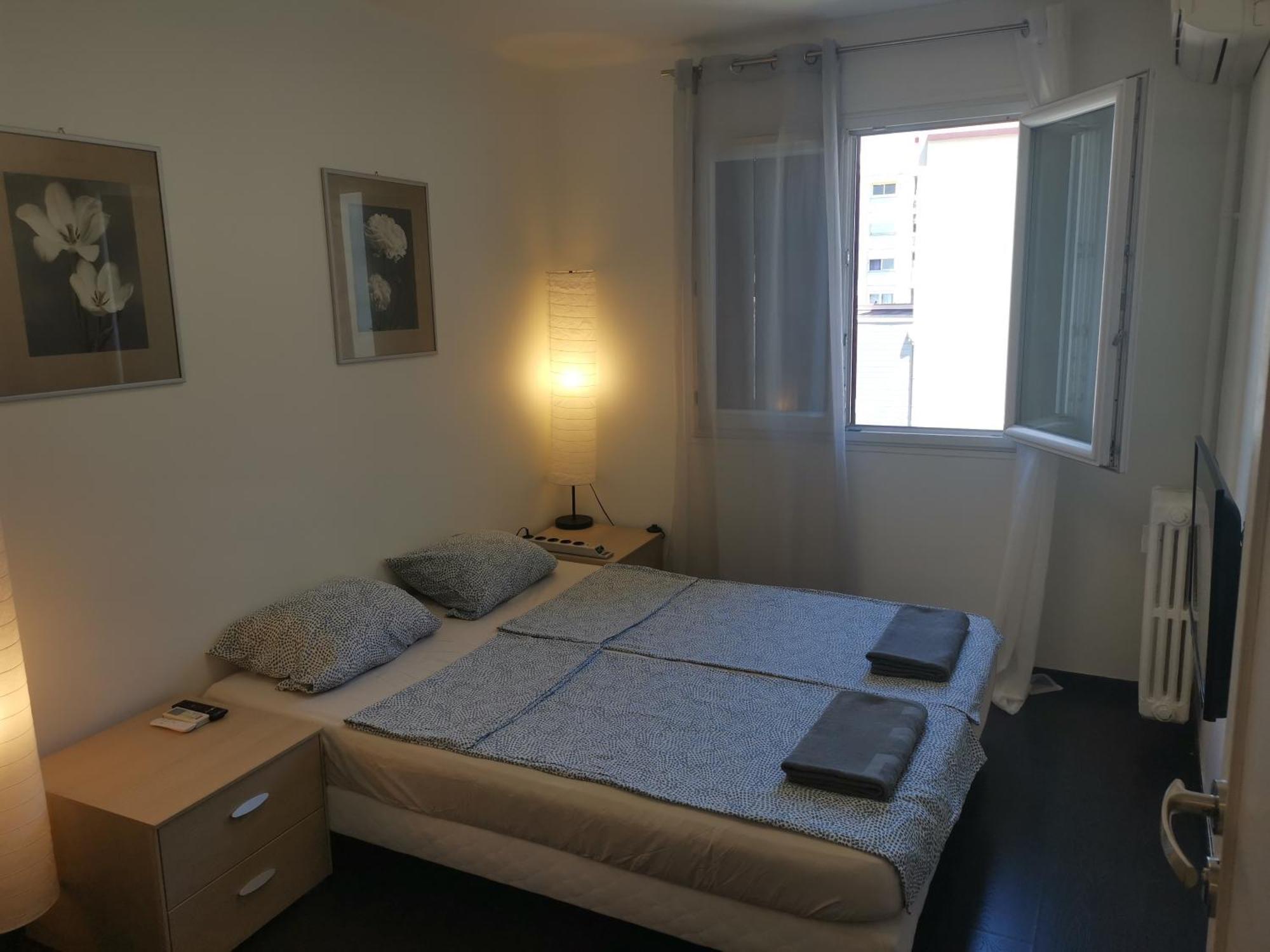 The Nice - 3 Rooms, 3Air Cond, 3Tv, 3Fans, 2 Wc, Wifi Everywhere 5Min Aeroport, Train, Beach, 1Min Tram, 15 Min Centre, Port, Parking Possible Bagian luar foto